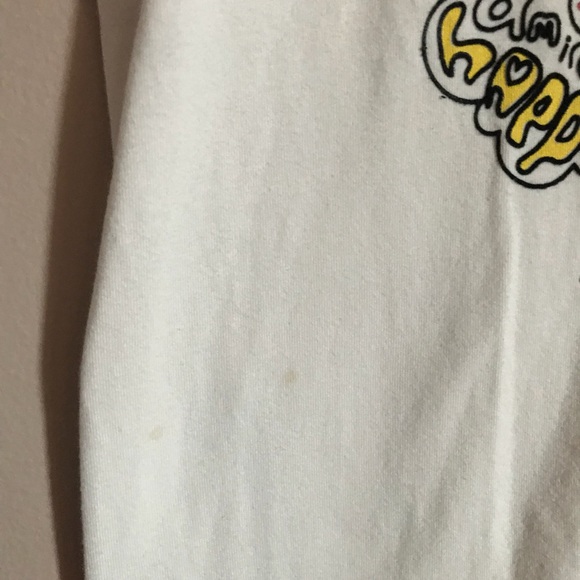 Stretchy white t shirt with cute graphic - Picture 6 of 6